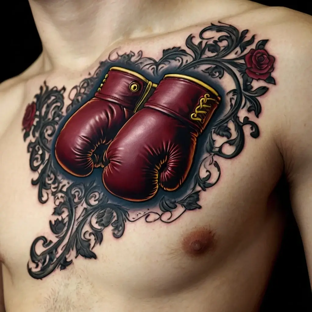 boxing gloves tattoos (67)