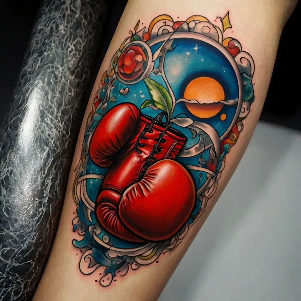 boxing gloves tattoos (68)