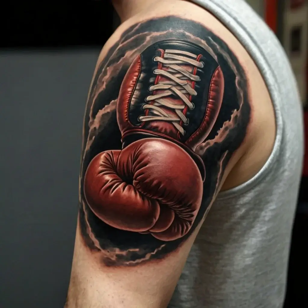 boxing gloves tattoos (87)