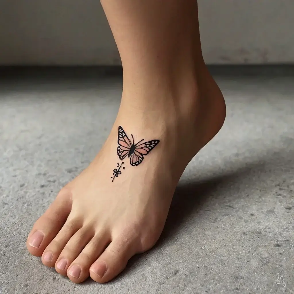 butterfly cross tattoos (10)