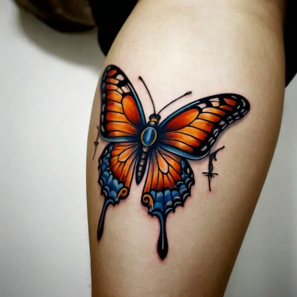 butterfly cross tattoos (27)