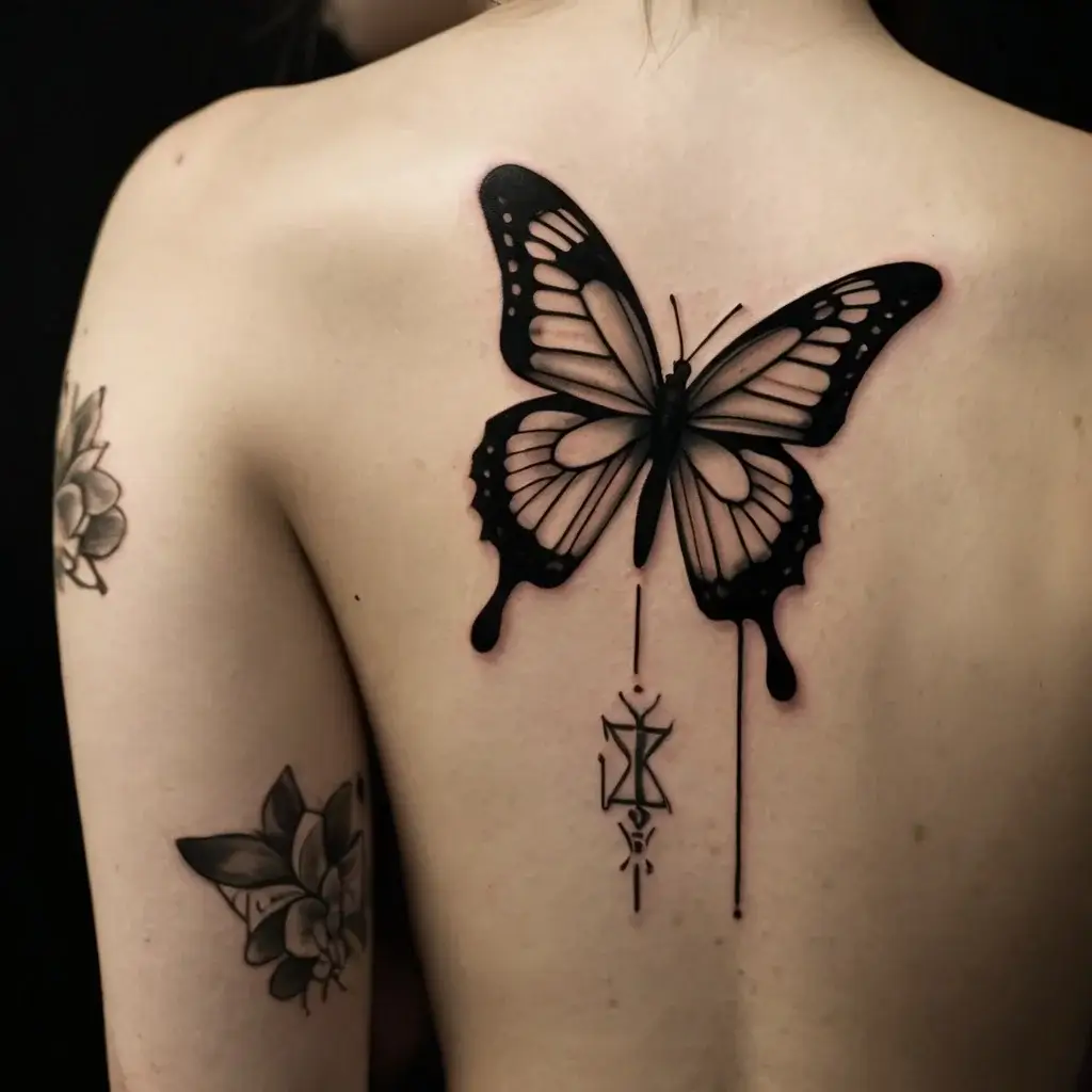 butterfly cross tattoos (64)