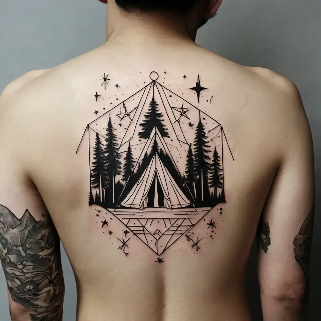 camping tattoo (18)