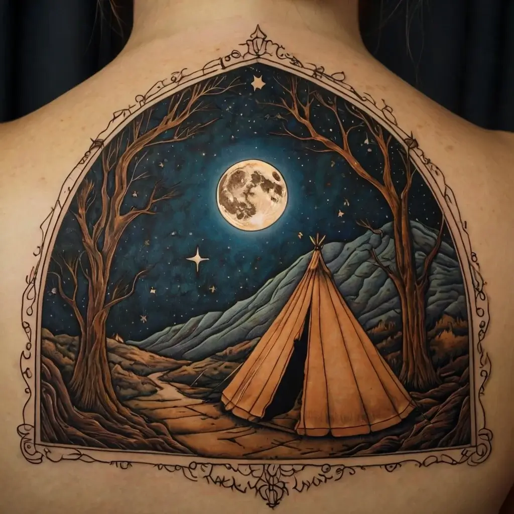 camping tattoo (19)