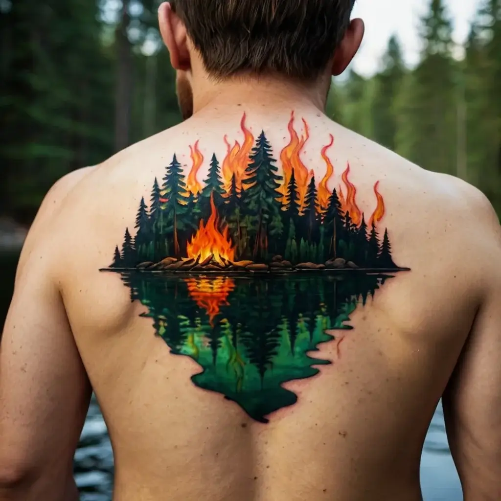 camping tattoo (26)