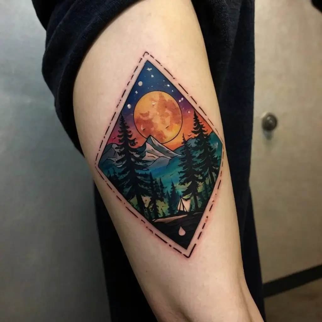 camping tattoo (31)