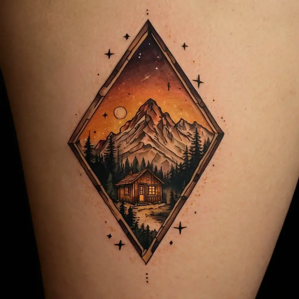 camping tattoo (33)