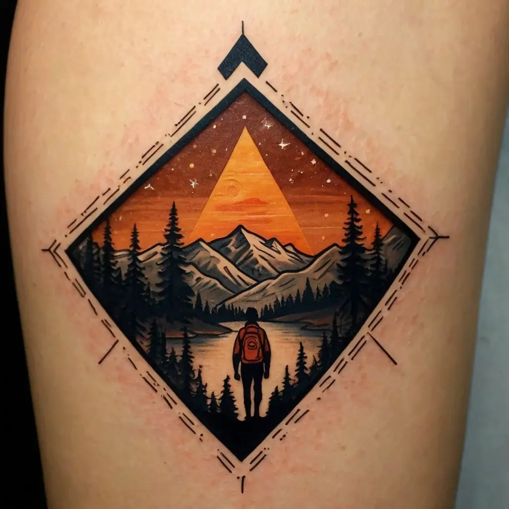 camping tattoo (34)