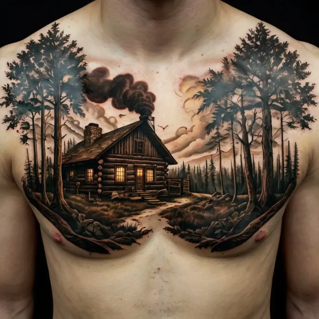 camping tattoo (73)