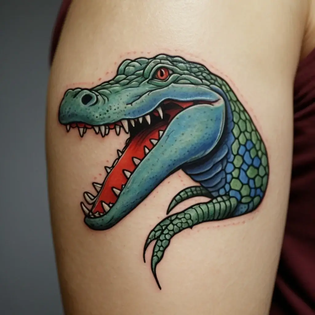 crocodile tattoo (2)