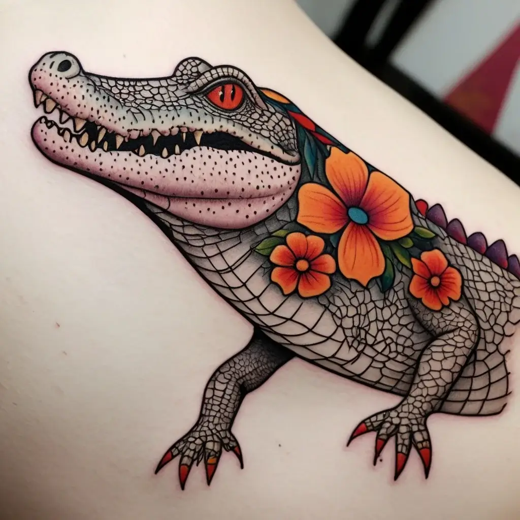 crocodile tattoo (21)