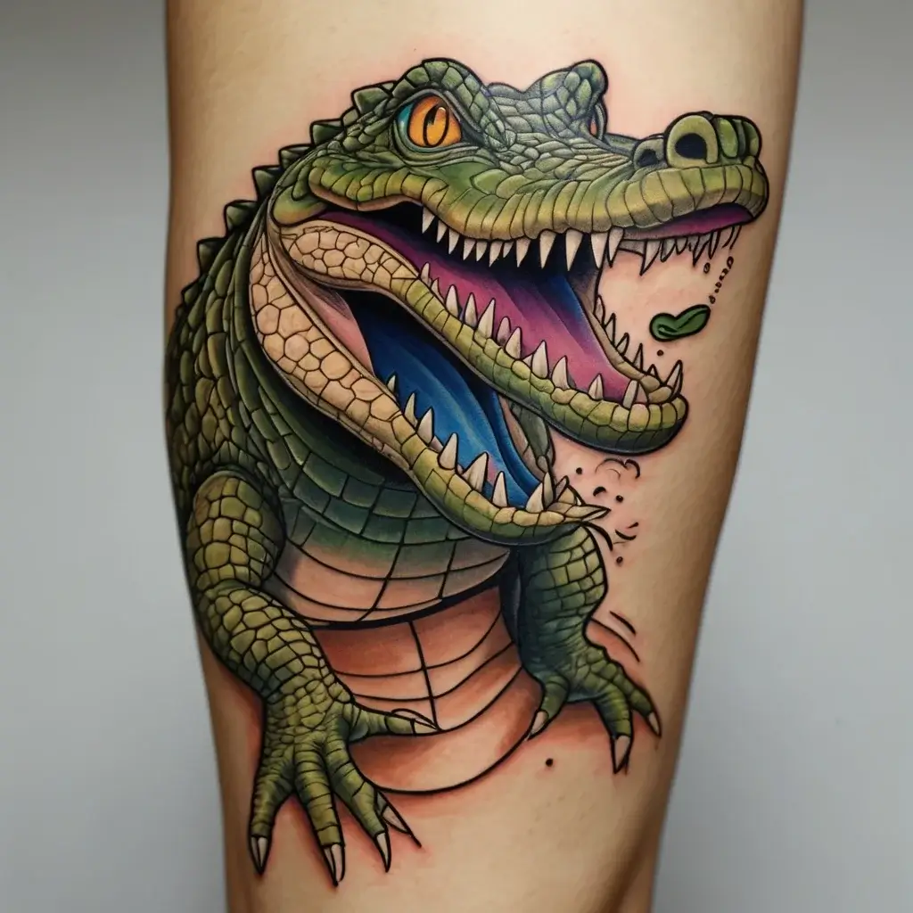 crocodile tattoo (35)