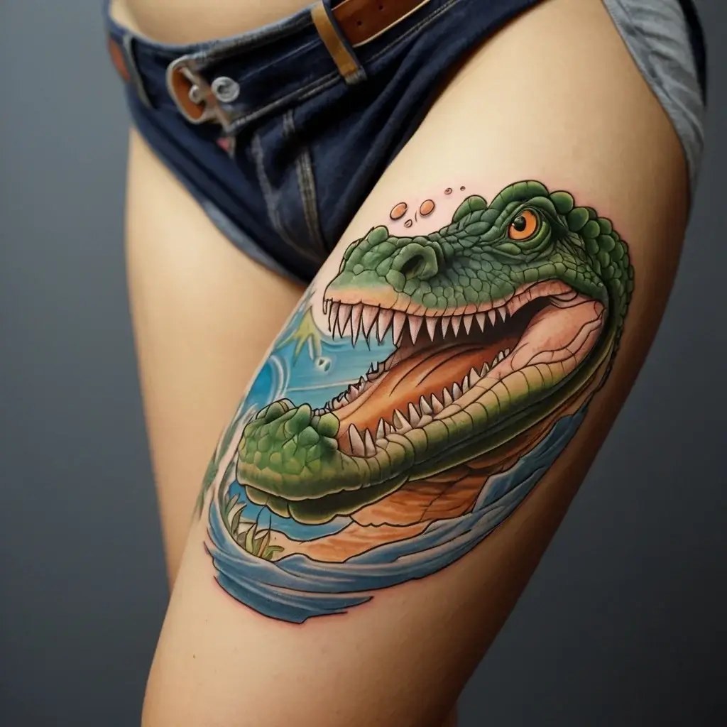 crocodile tattoo (36)