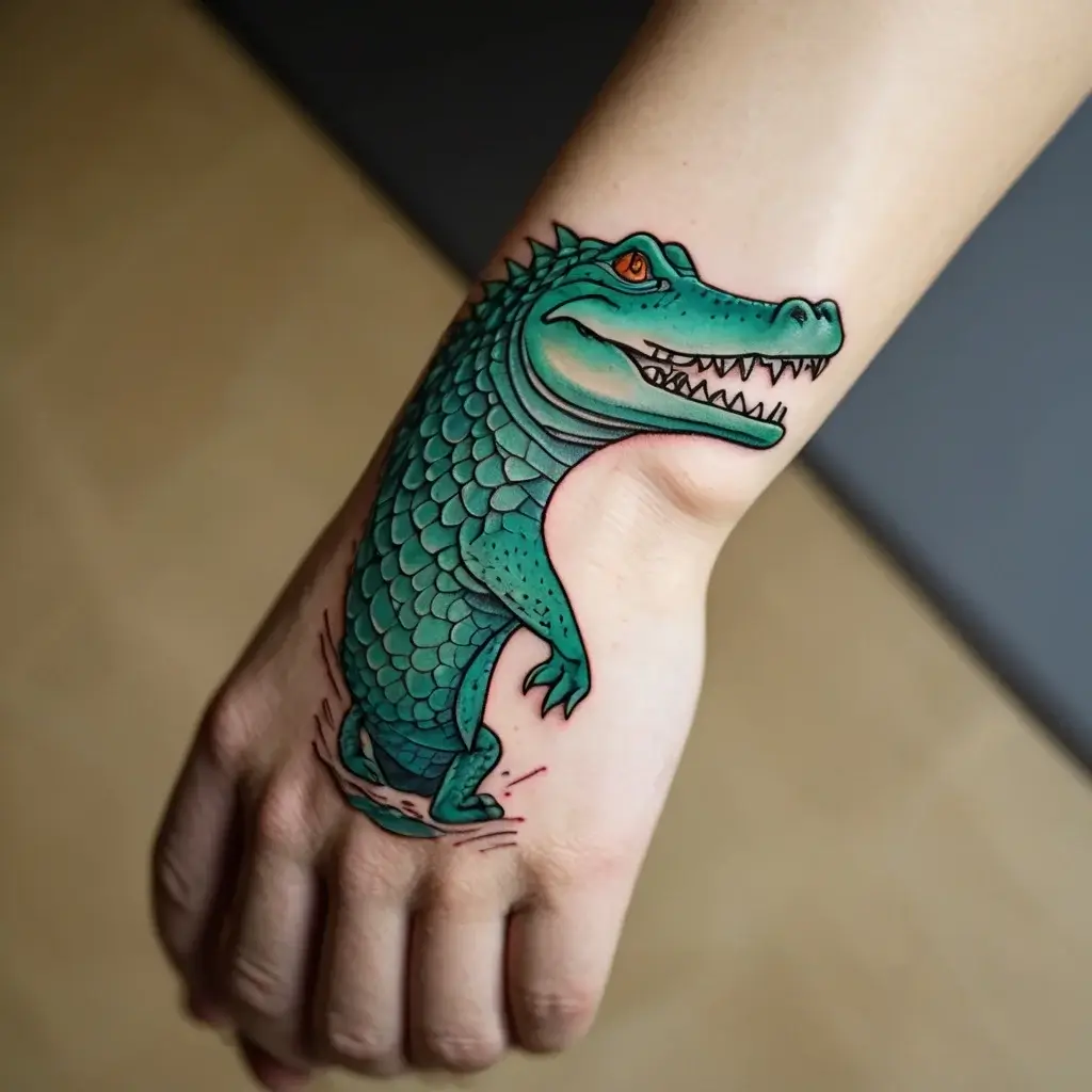 crocodile tattoo (4)