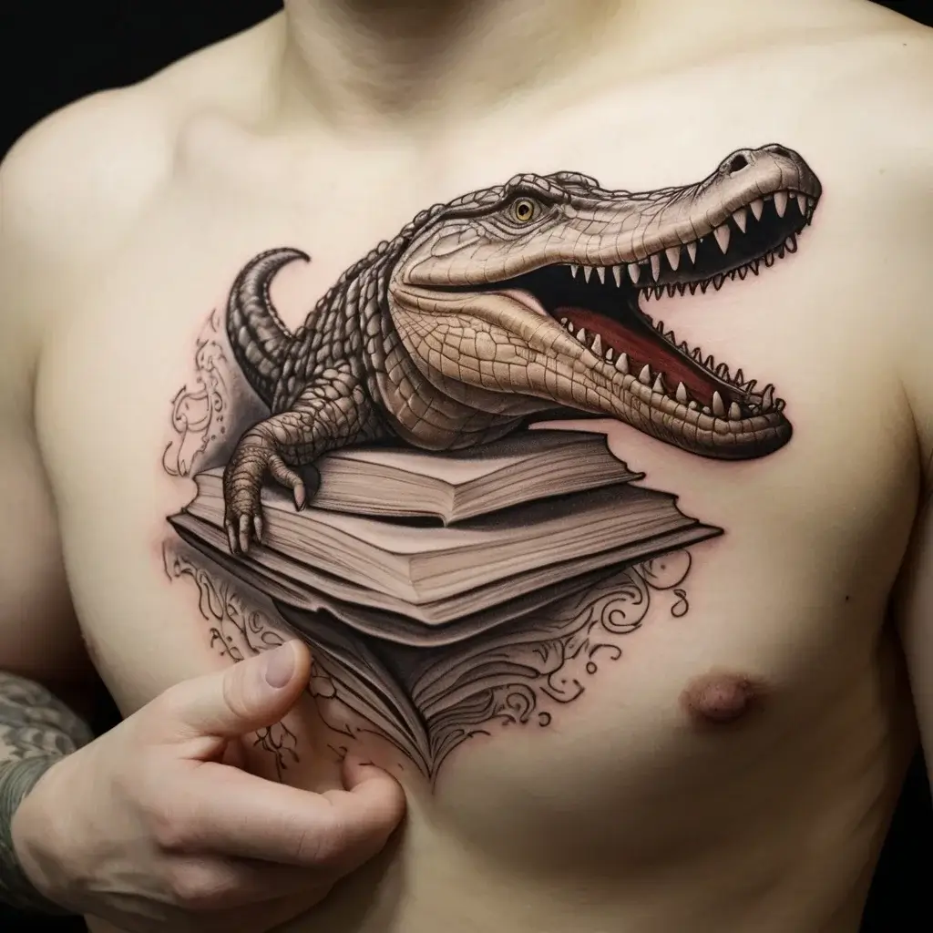 crocodile tattoo (70)