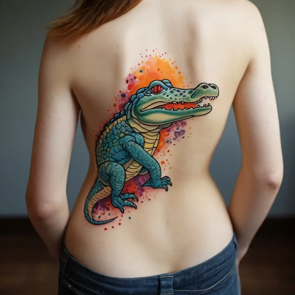 crocodile tattoo (99)