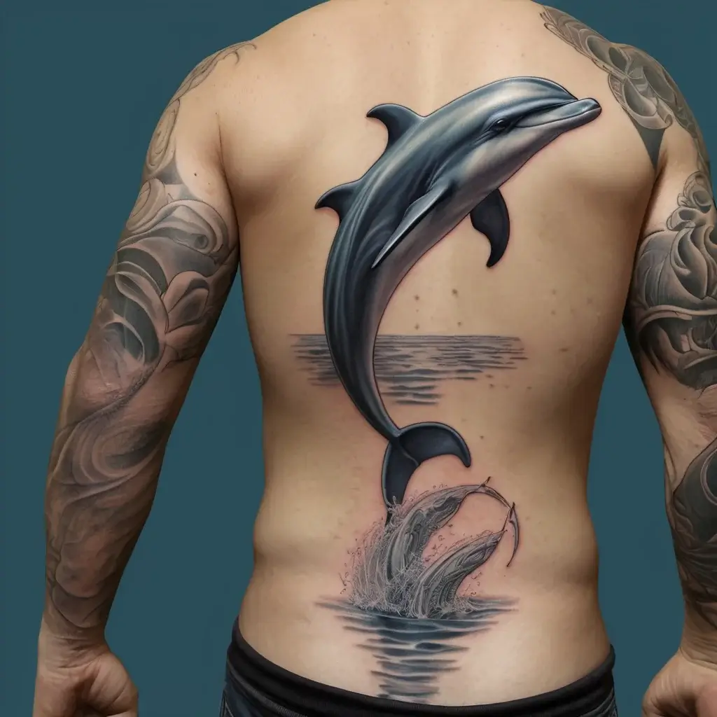 dolphin tattoo (122)