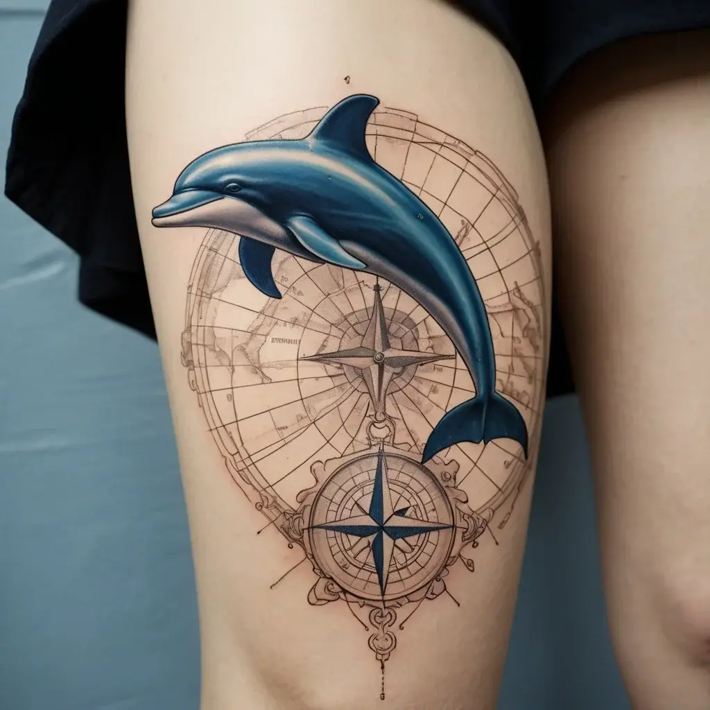 dolphin tattoo (17)