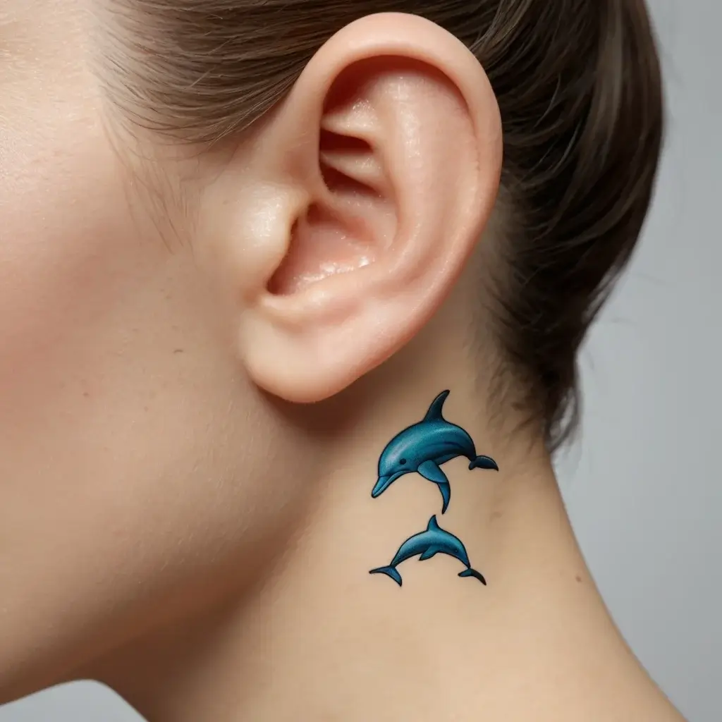 dolphin tattoo (39)