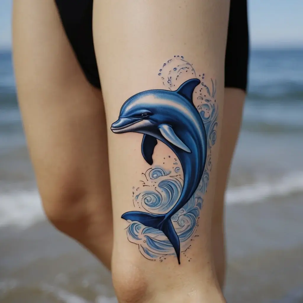 dolphin tattoo (58)