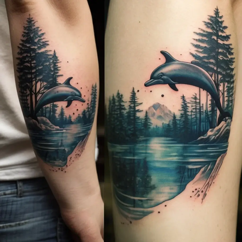 dolphin tattoo (75)