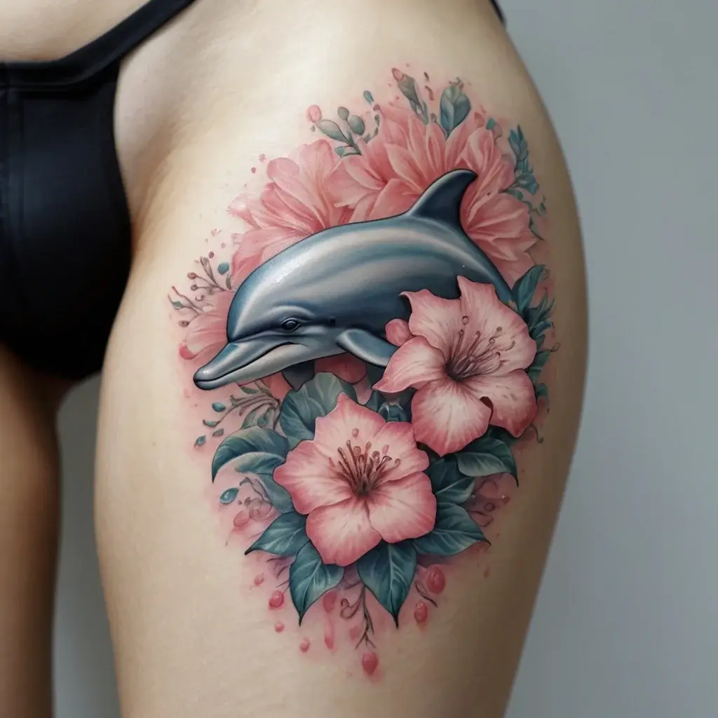 dolphin tattoo (82)