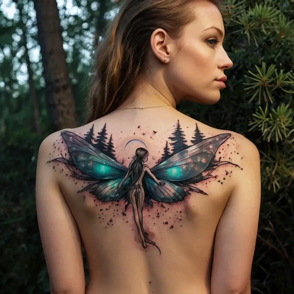 fairy forest tattoo (30)