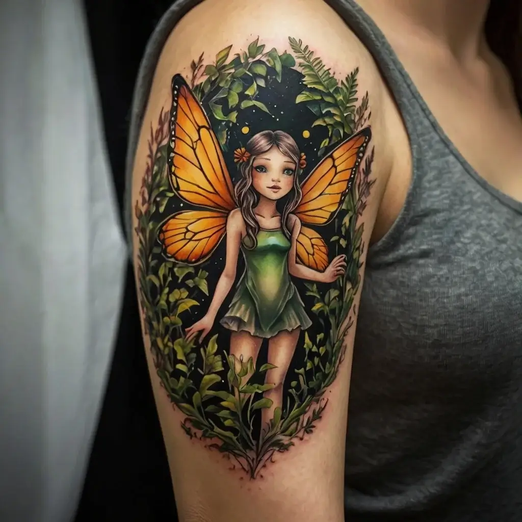 fairy forest tattoo (32)