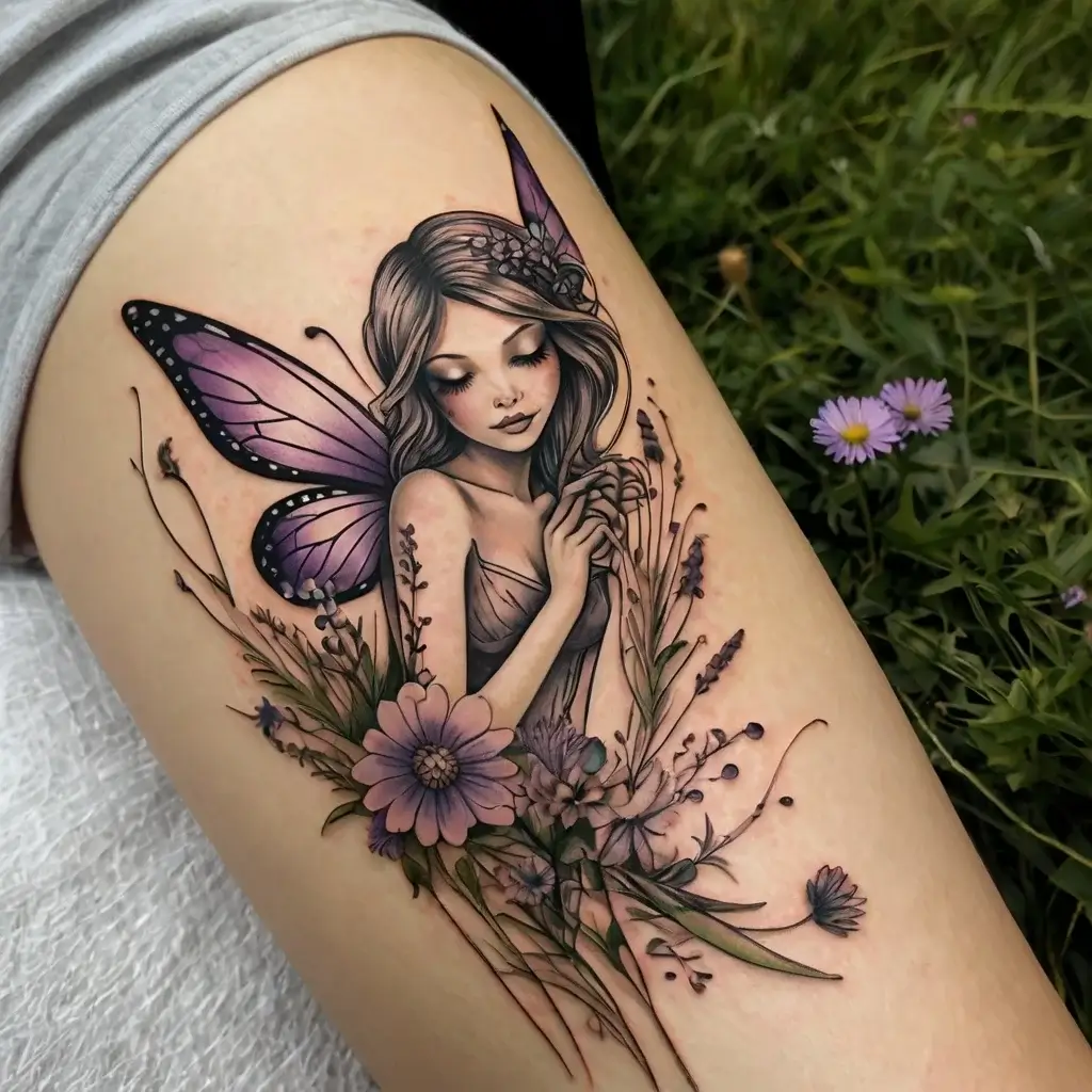 fairy forest tattoo (38)