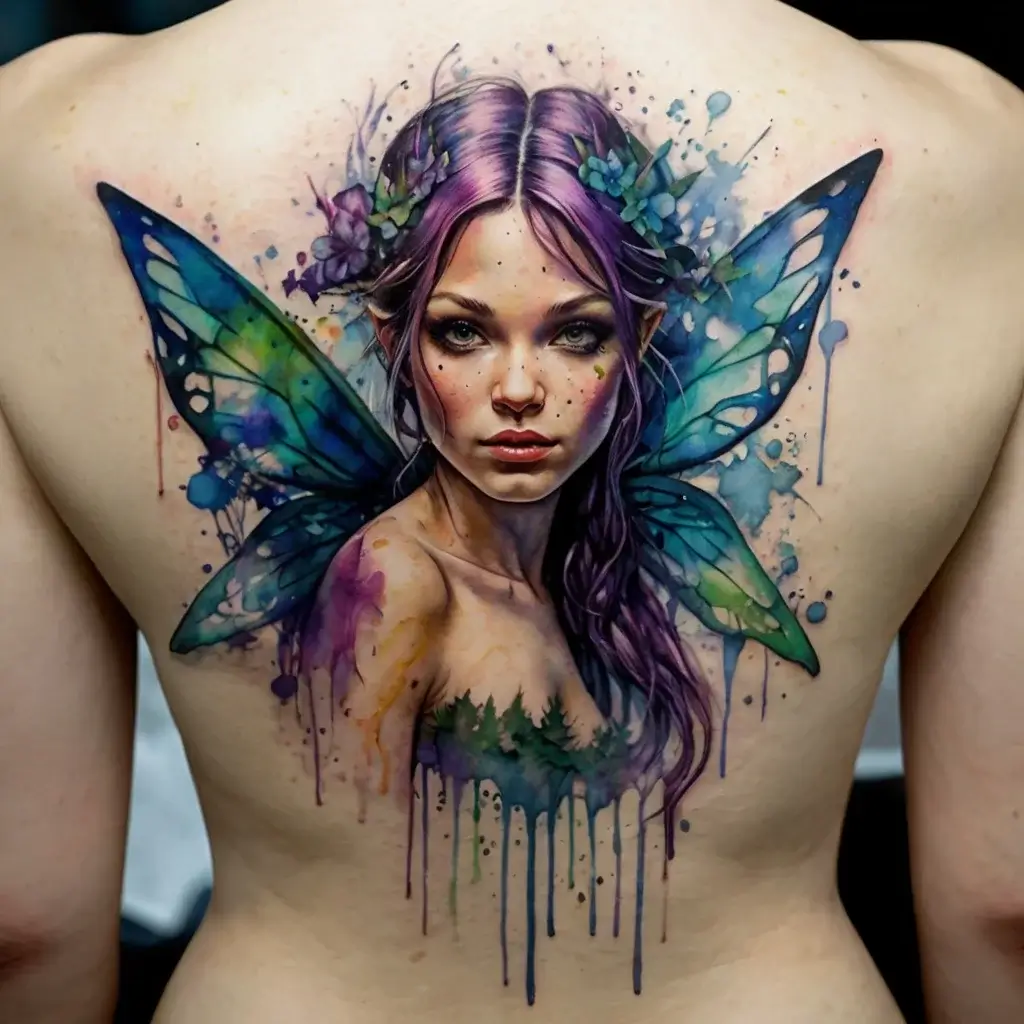 fairy forest tattoo (41)