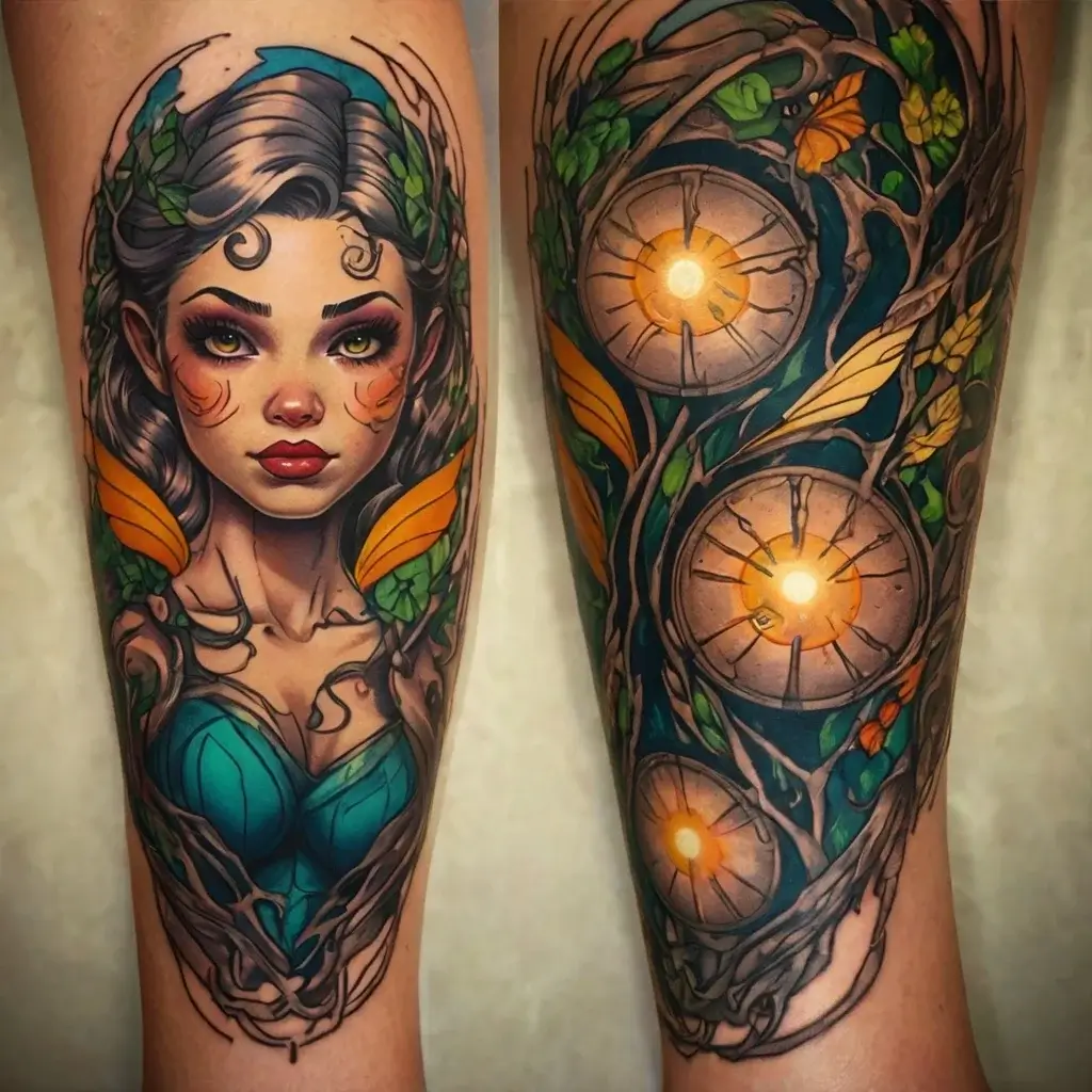 fairy forest tattoo (43)