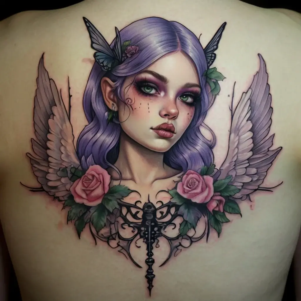 fairy forest tattoo (48)