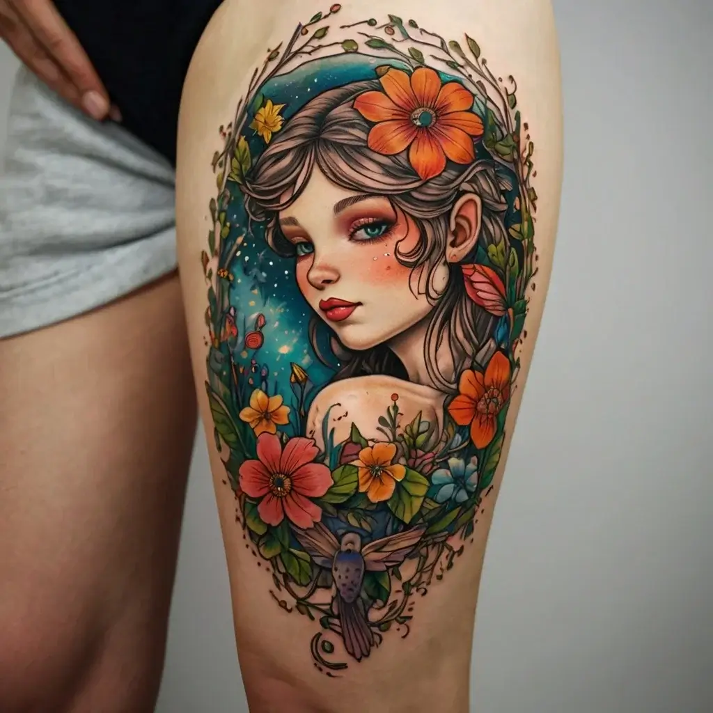 fairy forest tattoo (52)