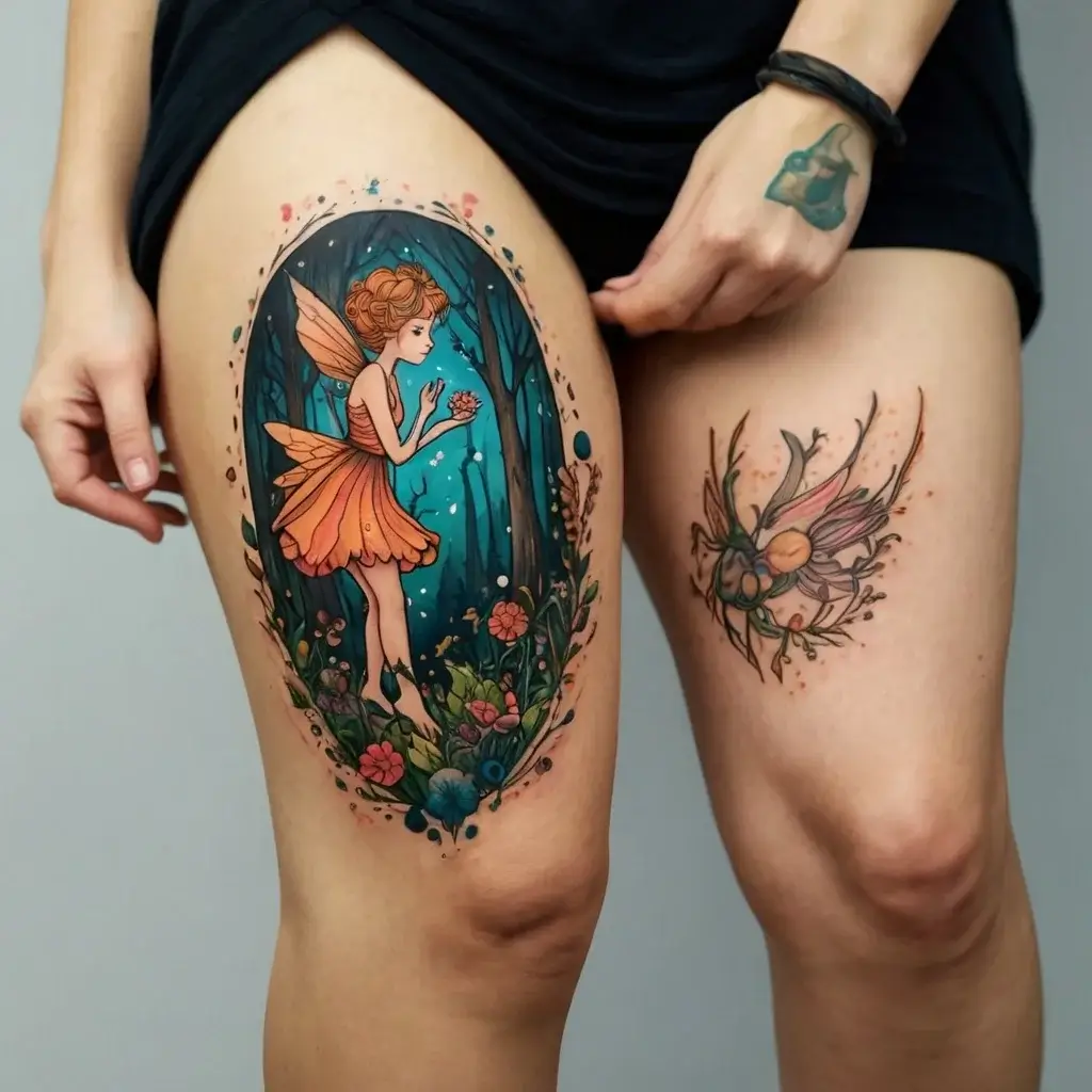 fairy forest tattoo (53)