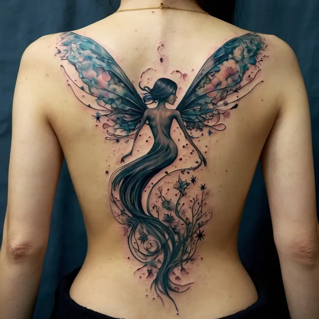 fairy forest tattoo (57)