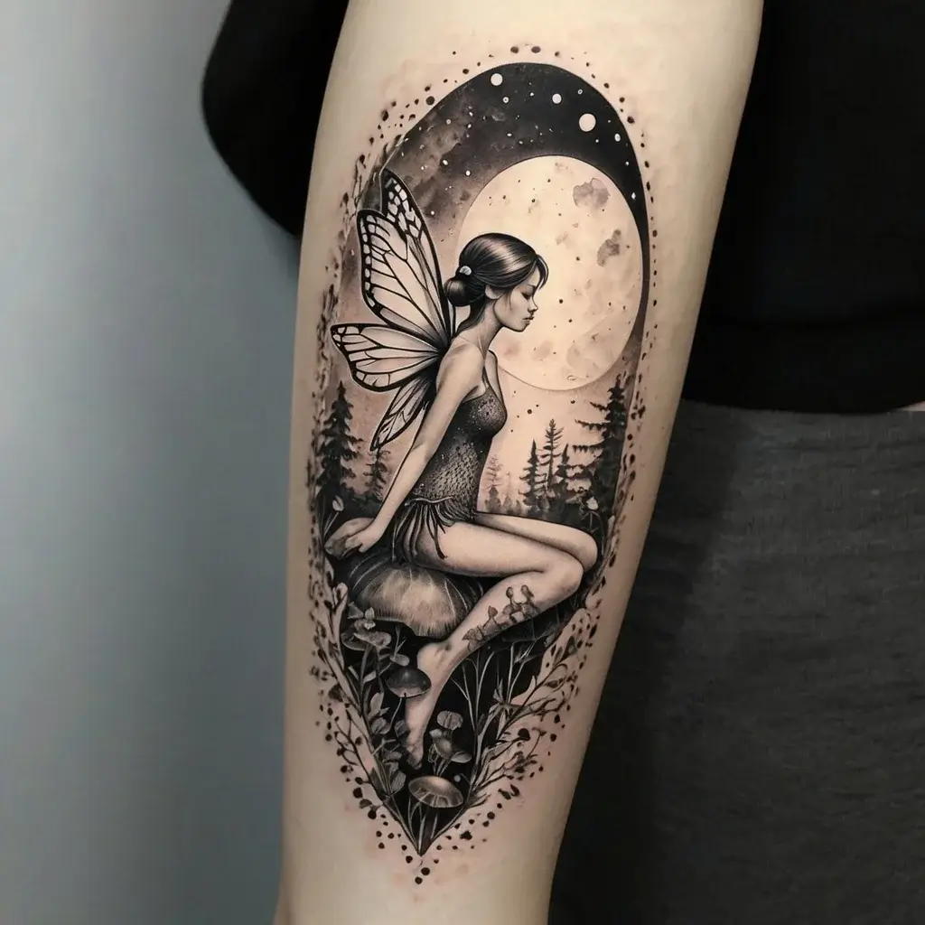 fairy forest tattoo (61)