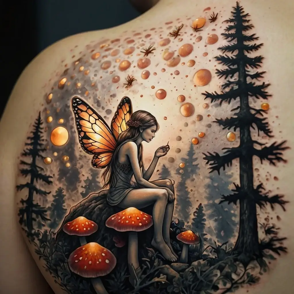 fairy forest tattoo (62)