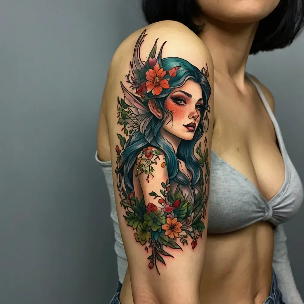 fairy forest tattoo (66)