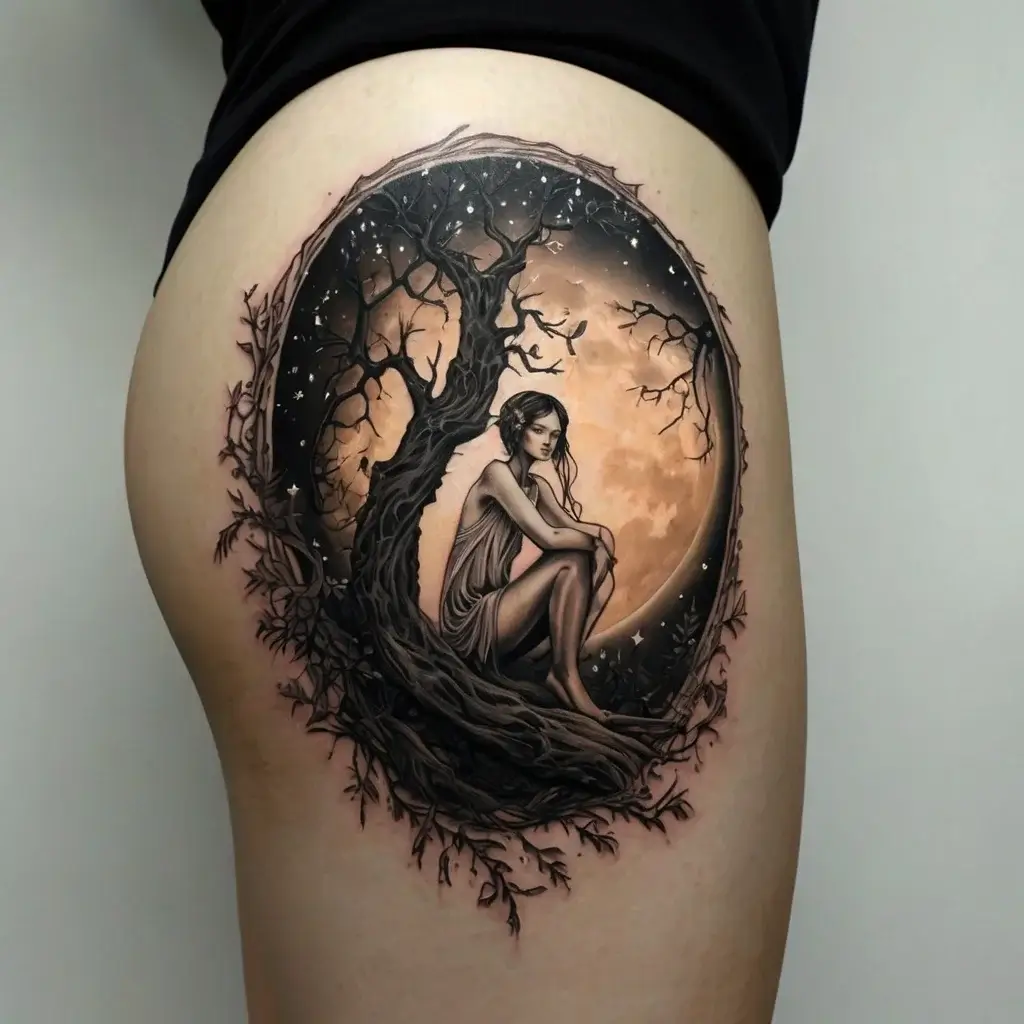 fairy forest tattoo (70)