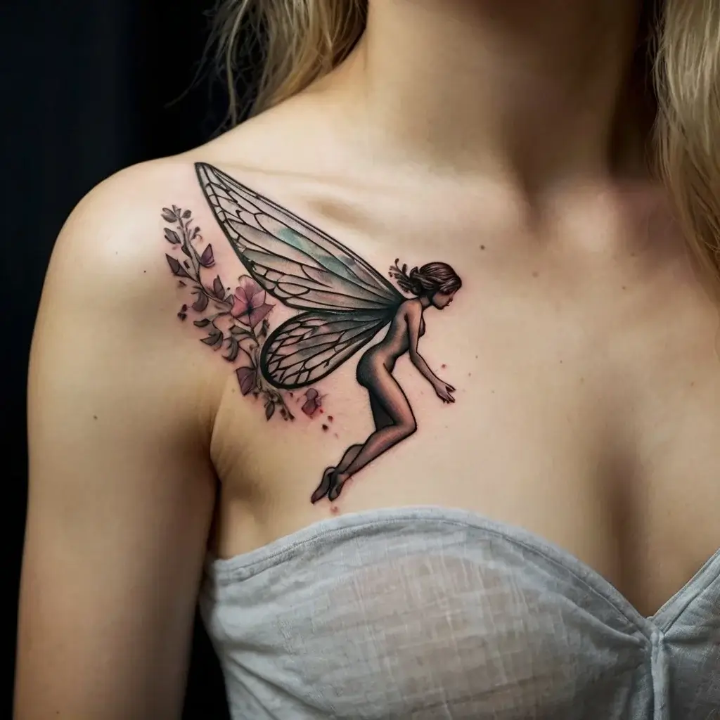 fairy forest tattoo (75)