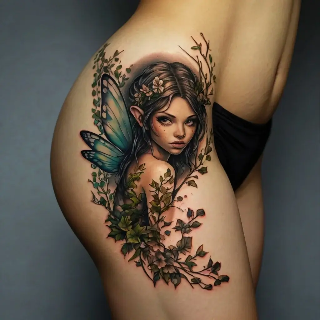 fairy forest tattoo (82)