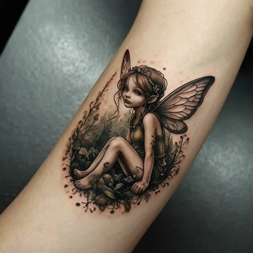 fairy forest tattoo (87)