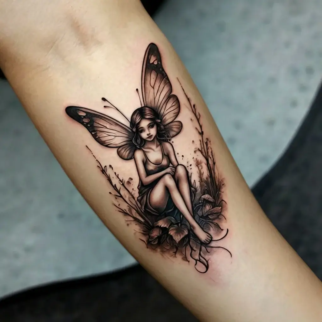 fairy forest tattoo (89)