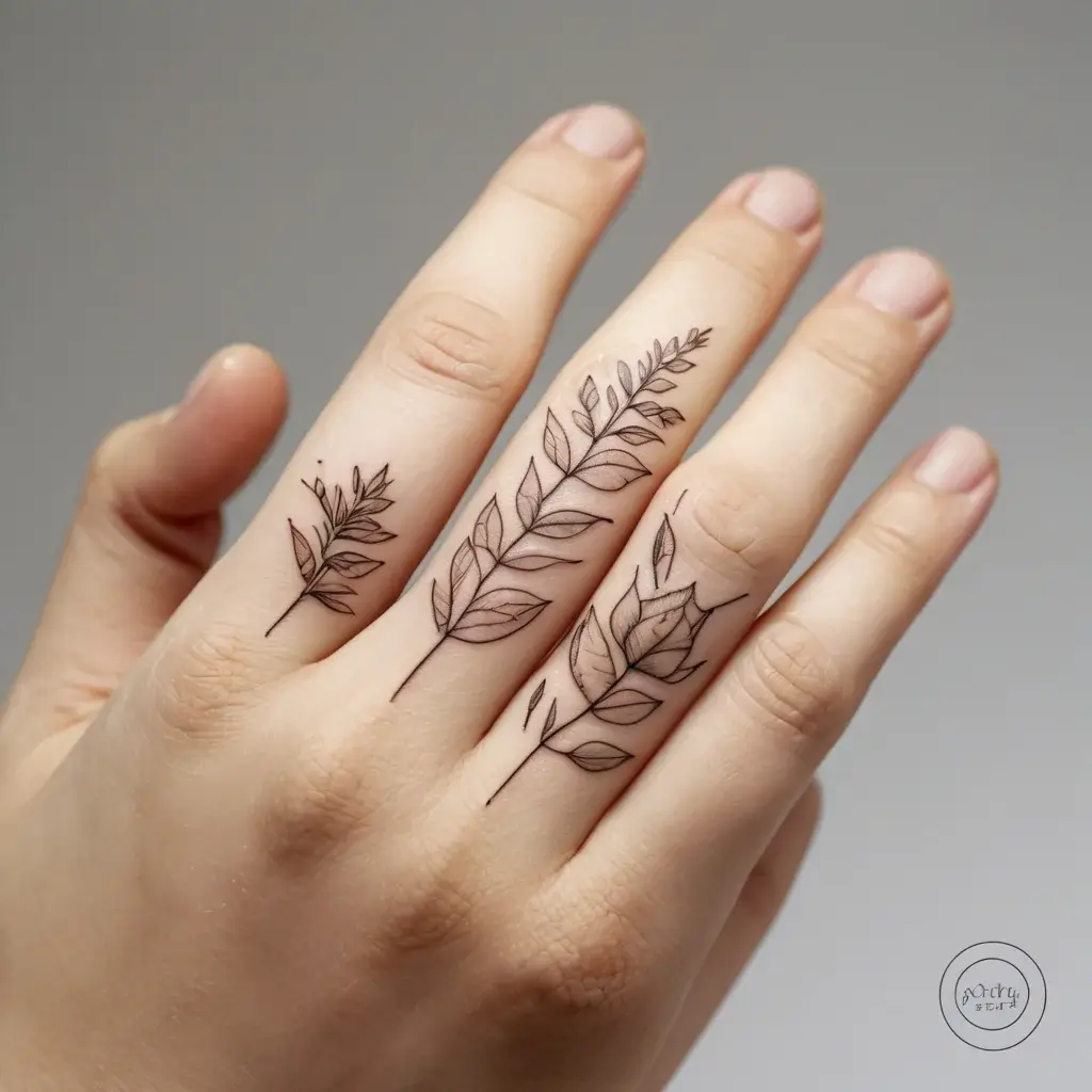 feminine finger tattoo (12)