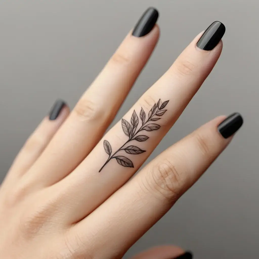 feminine finger tattoo (18)