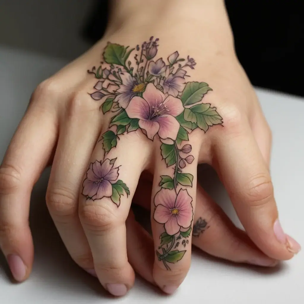 feminine finger tattoo (24)