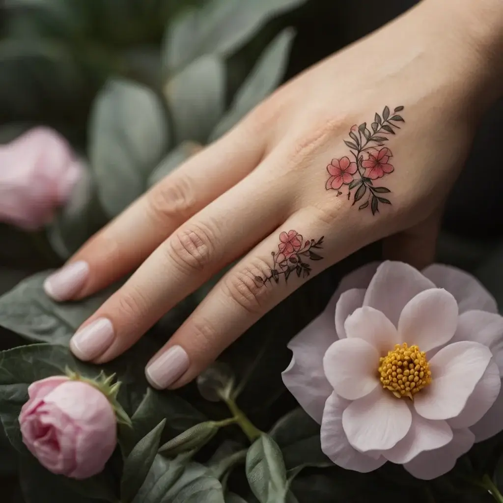 feminine finger tattoo (31)