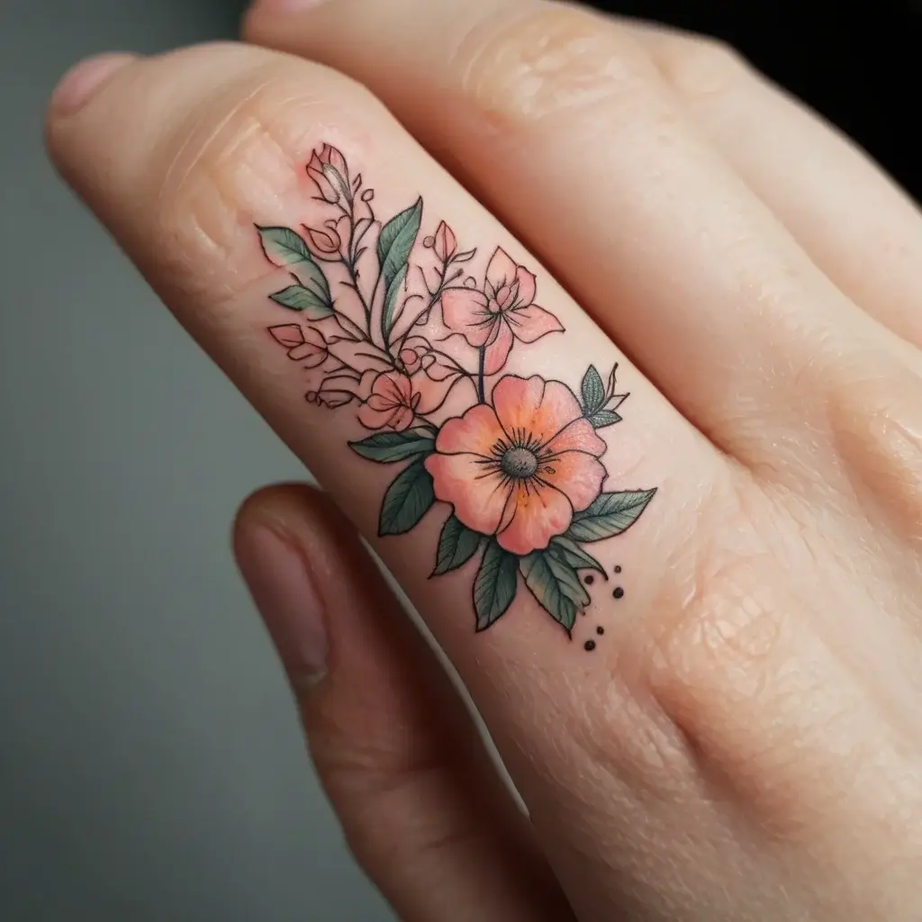 feminine finger tattoo (33)