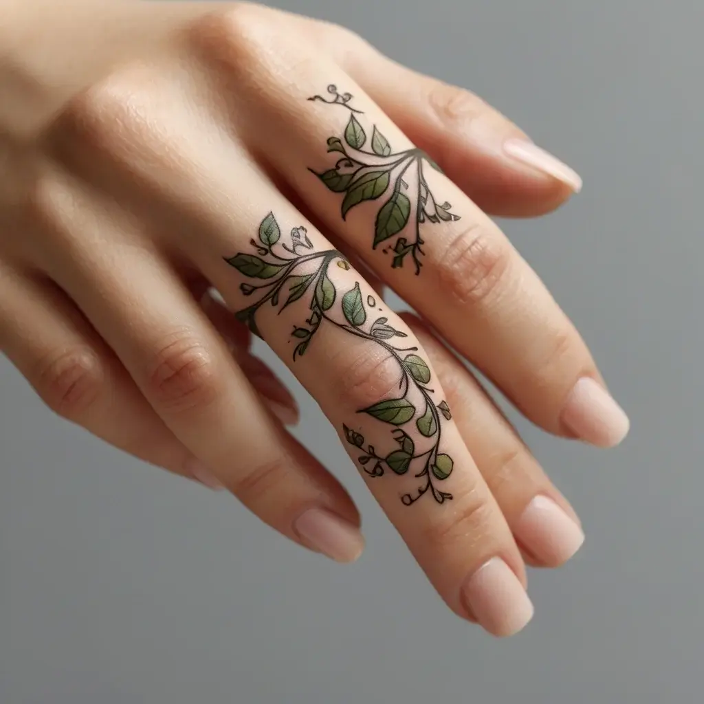 feminine finger tattoo (61)