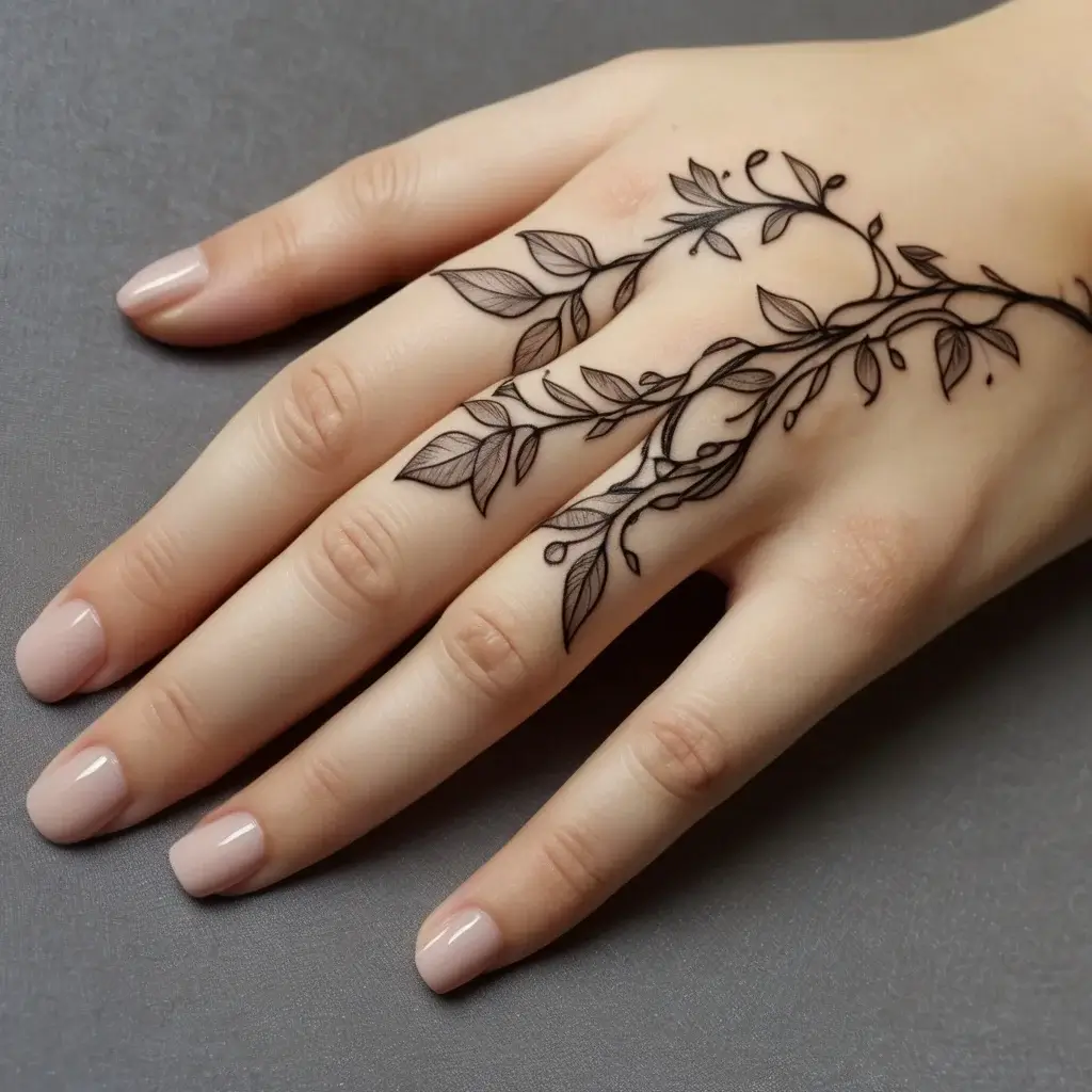 feminine finger tattoo (62)